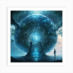 Sphere Of Light 1 Art Print