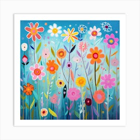 Flower Garden 1 Art Print