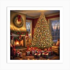 Christmas Tree 1 Art Print