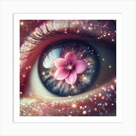 Flower Eye 4 Art Print