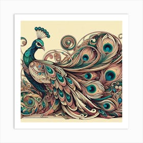 Peacock 31 Art Print