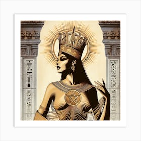 Egyptian Goddess 4 Art Print