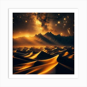 Sand Dunes 24 Art Print