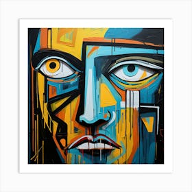 Face Of A Woman Art Print