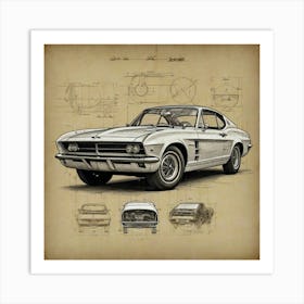 Ford Taurus Art Print