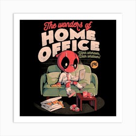 The Wonders Of Home Office - Funny Geek Movie Hero Gift 1 Art Print