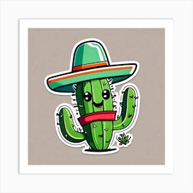 Cactus Sticker 32 Art Print