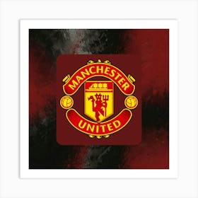 Manchester United F.C. Logo Wall Art 11 Art Print