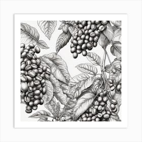 Coffee Beans 209 Art Print