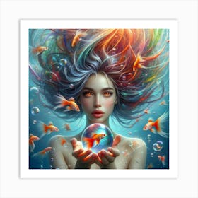 Goldfish 3 Art Print