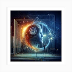 Futuristic Futuristic Space Art Print