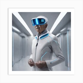 Futuristic Man 27 Art Print