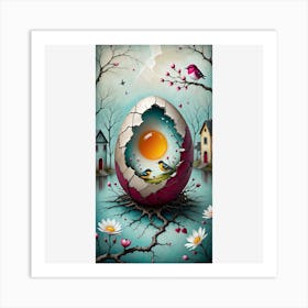 Easter Egg Art Print