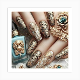 Nail Art 3 Art Print