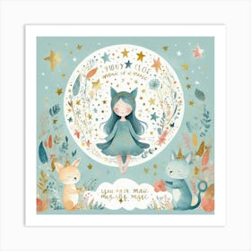 Default You Are Made Of Magic Nursery Art Print 2 Art Print