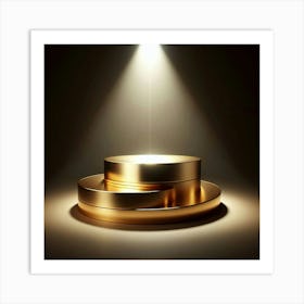 The Golden Podium Art Print