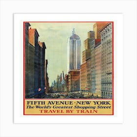 Fifth Avenue New York Art Print