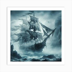 Pirate Ship Art Print