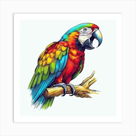 Parrot 6 Art Print