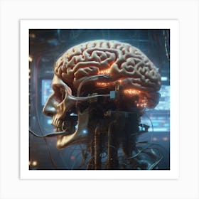 Brain Of A Robot 29 Art Print