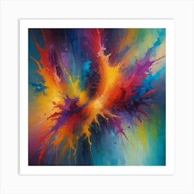 Abstract Painting 201 Art Print