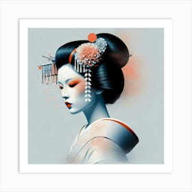 Japan Geisha Visual 56 Art Print