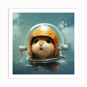 Hamster In Space Poster