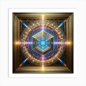 Fractal Cube 3 Art Print