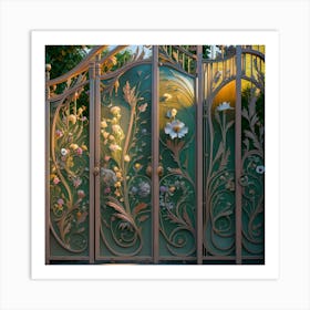 Gate To Disneyland Art Print