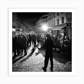 Paris At Night 4 Art Print