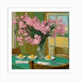 Oleanders, Vincent Van Gogh Dining Room Art Print 3 Art Print