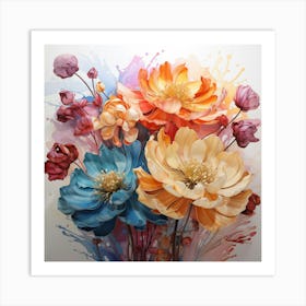 Flowers In A Vase Art Print