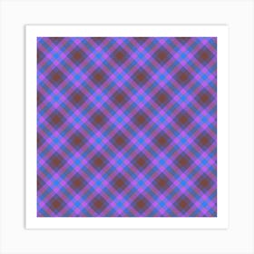 Plaid Pattern 35 Art Print