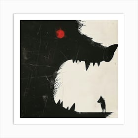 Evil Wild Roar Art Print