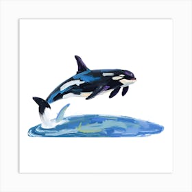 Orca Whale 07 Art Print