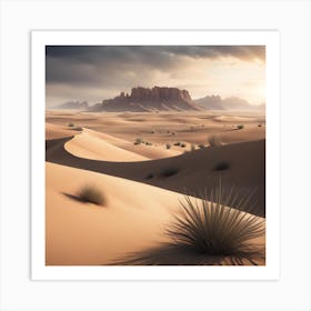 Desert Landscape 5 Art Print