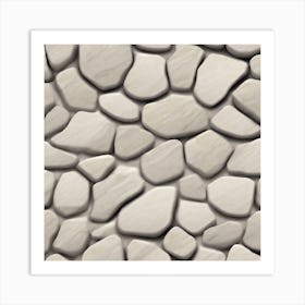 Stone Wall Texture 3 Art Print