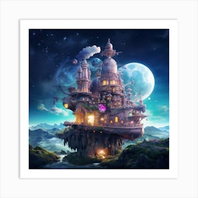 Castle In The Sky 2 Art Print