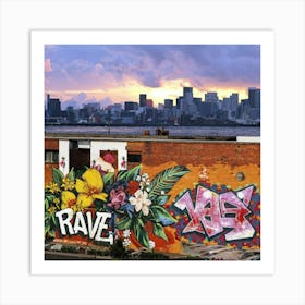 Rave San Francisco Art Print