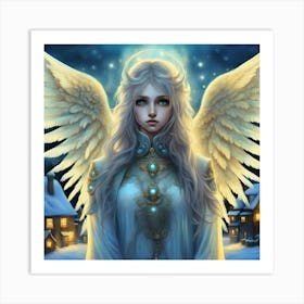 Angel With Wings 1 Art Print