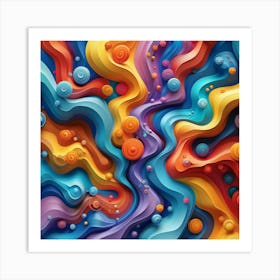 Abstract Painting 25 Art Print