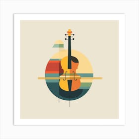 Abstract Of A Violin Art Print