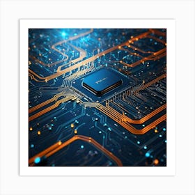 Circuit Board 20 Art Print