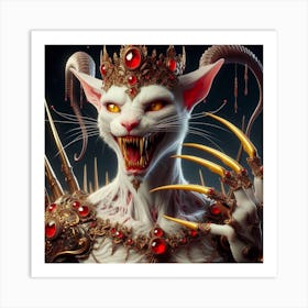 Demon Cat 1 Art Print