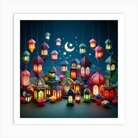 Ramadan Lanterns 2 Art Print