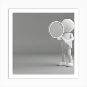 Magnifying Glass Art Print