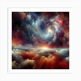 Cosmic Whirl 13 Art Print