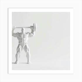 Bodybuilder Stock Videos & Royalty-Free Footage Art Print