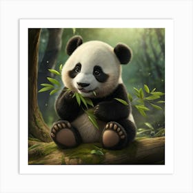 Panda Bear Art Print