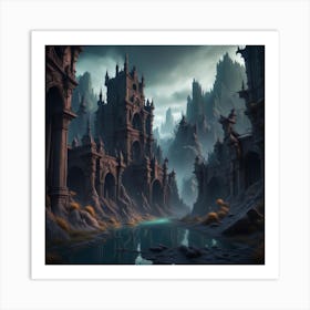 Fantasy City Art Print